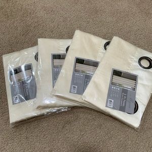 Four Sheer Panels with Grommets